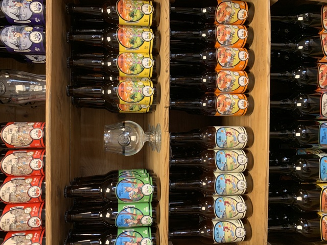 Diverses variétés de bières artisanales de La Lie.