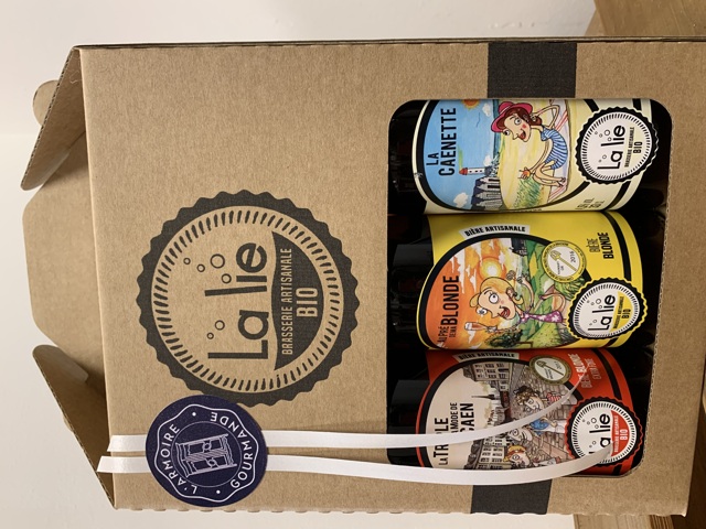 Box assortiment de 3 bières artisanales bio de La Lie